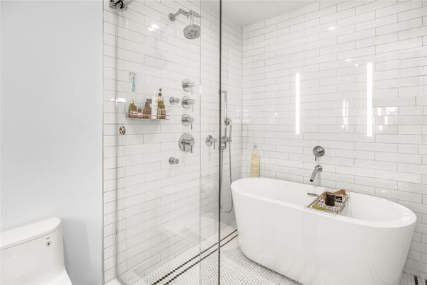 Bathroom, Free Standing Baths, Glass Shower, Interior