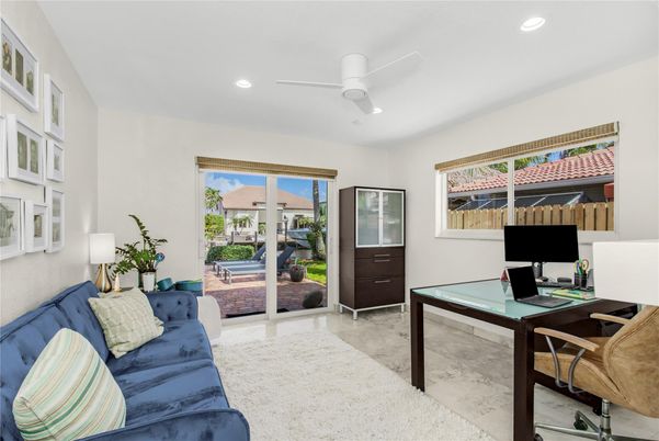 Home Office, Interior, Recessed Lighting
