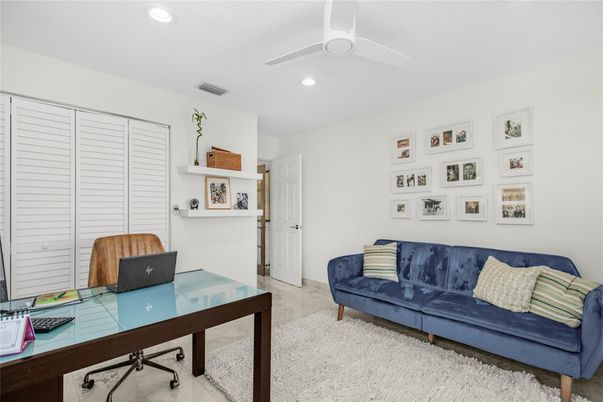 Home Office, Interior, Recessed Lighting