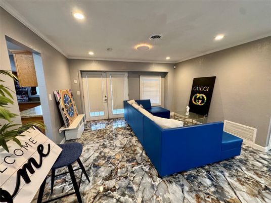 Interior, Living room, Marble, Recessed Lighting