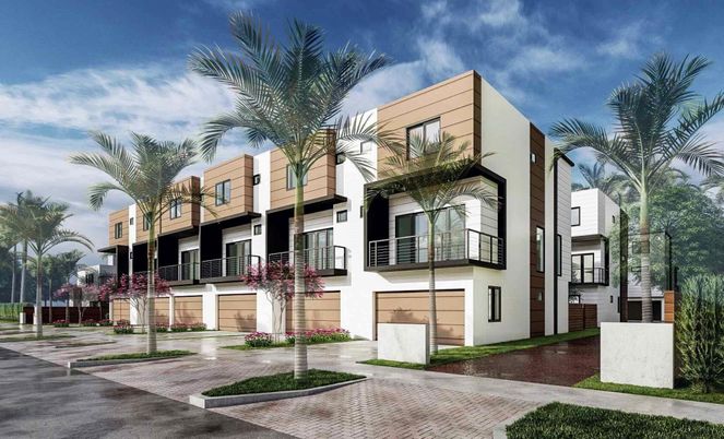 Exterior, Facade, Modern
