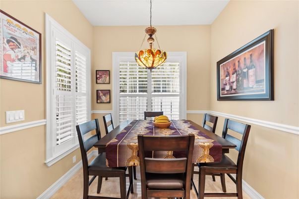 Dining room, Interior, Pendant Lights