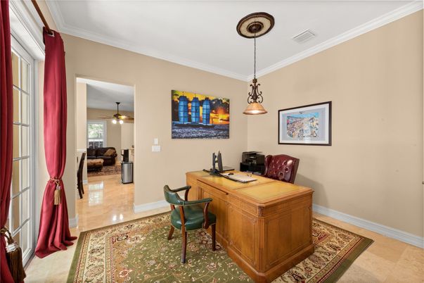 Home Office, Interior, Pendant Lights