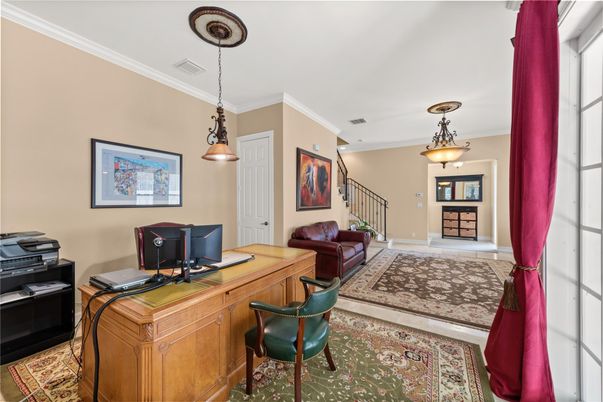 Home Office, Interior, Pendant Lights