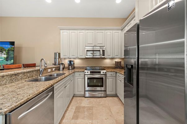 Interior, Kitchen, Recessed Lighting, Stainless Steel Appliances