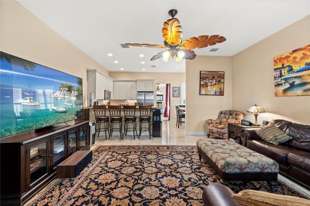 Interior, Kitchen, Living room, Recessed Lighting, Stainless Steel Appliances