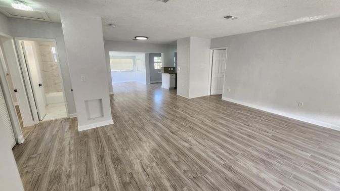 Empty room, Interior, Marble, Wood Texture Flooring