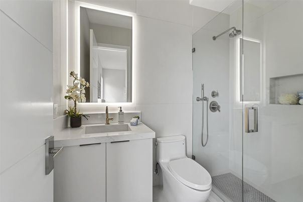 Bathroom, Glass Shower, Interior