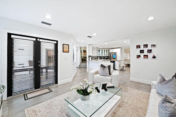 Interior, Kitchen, Living room, Recessed Lighting