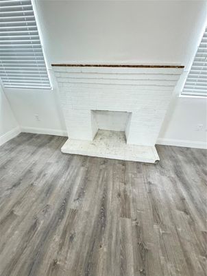Fireplace, Interior, Wood Texture Flooring