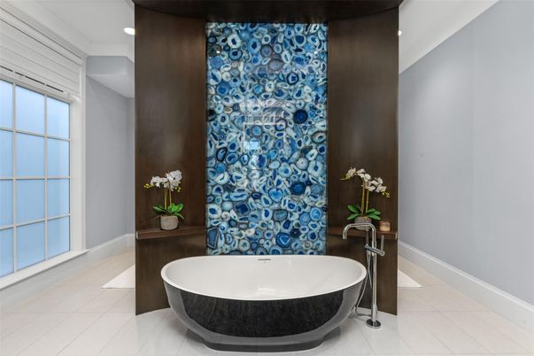 Bathroom, Free Standing Baths, Interior, Recessed Lighting