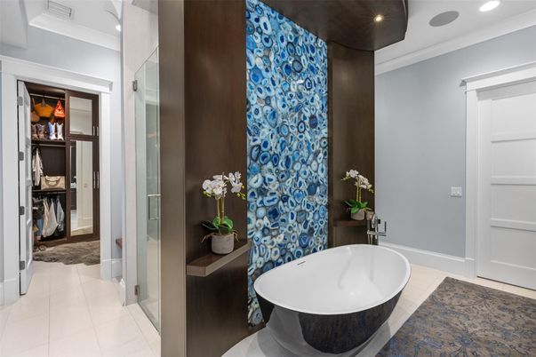 Bathroom, Free Standing Baths, Interior, Recessed Lighting