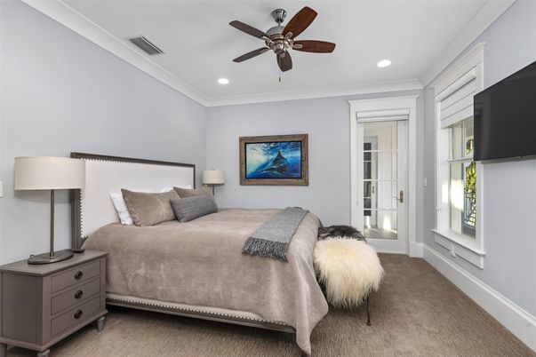 Bedroom, Interior, Recessed Lighting