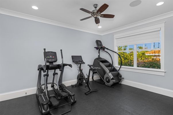 Fitness Equipment, Interior, Recessed Lighting