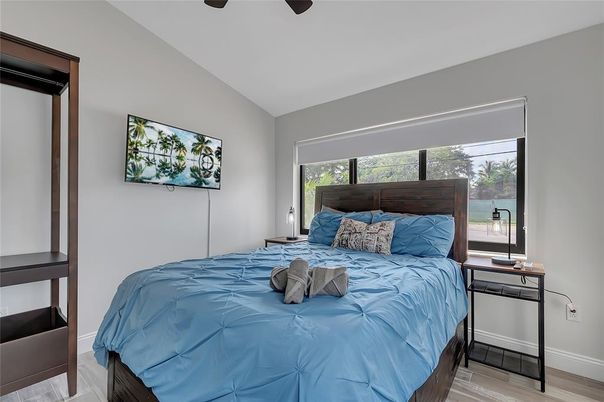 Bedroom, Interior, Wood Texture Flooring