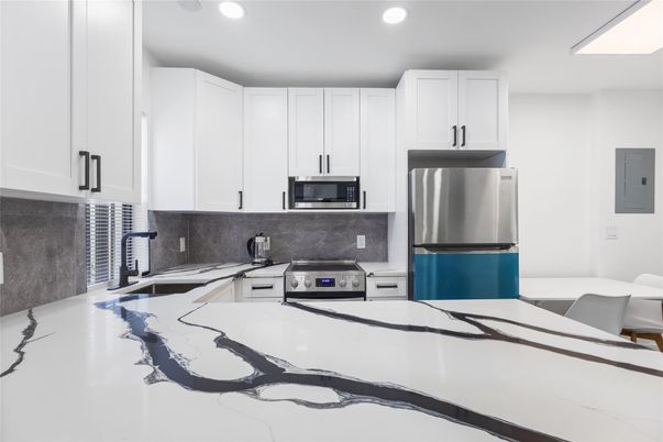 Interior, Kitchen, Recessed Lighting, Stainless Steel Appliances
