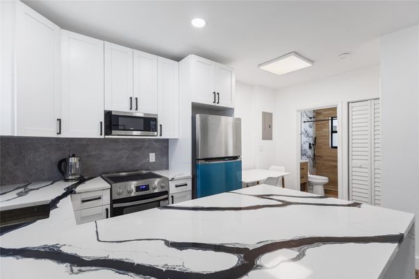 Interior, Kitchen, Recessed Lighting, Stainless Steel Appliances