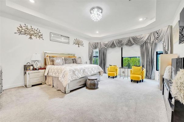 Bedroom, Interior, Recessed Lighting