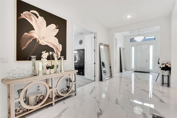 Interior, Marble, Recessed Lighting