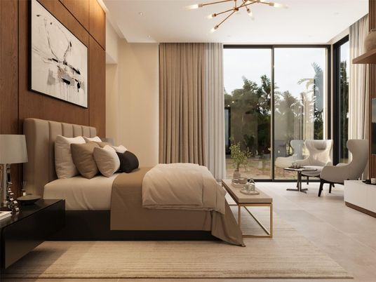 Bedroom, Interior, Pendant Lights