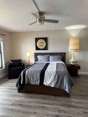 Bedroom, Interior, Wood Texture Flooring