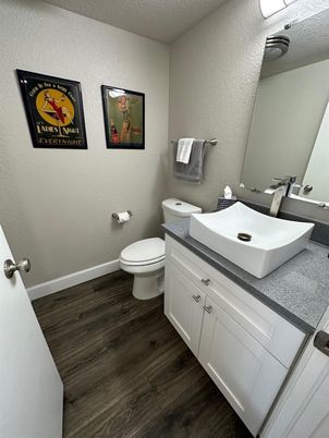 Bathroom, Interior, Wood Texture Flooring