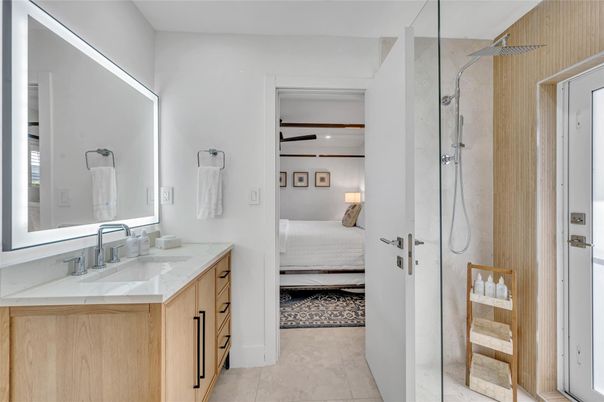 Bathroom, Bedroom, Glass Shower, Interior