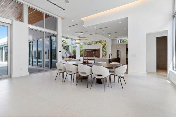 Dining room, Interior, Kitchen, Pendant Lights, Recessed Lighting