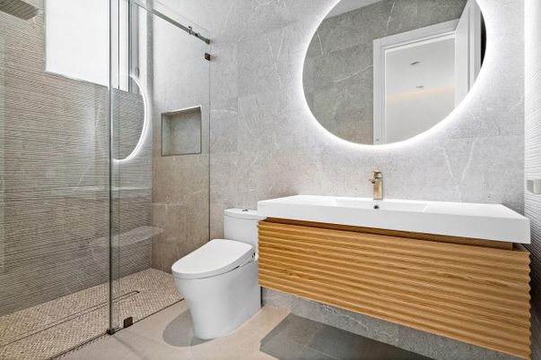 Bathroom, Glass Shower, Interior