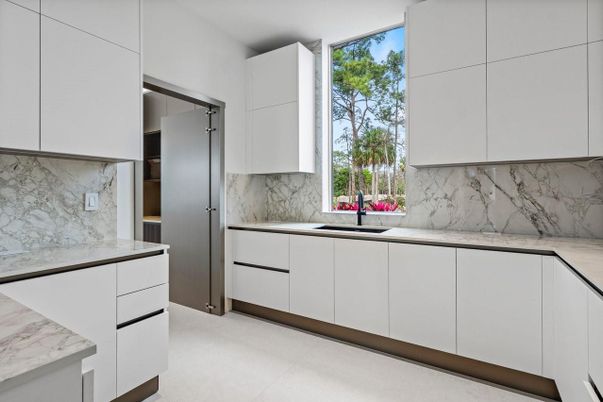 Interior, Kitchen, Marble Walls