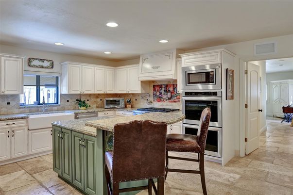 Interior, Kitchen, Recessed Lighting, Stainless Steel Appliances