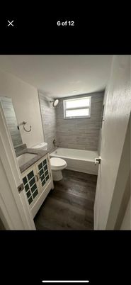 Bathroom, Interior, Wood Texture Flooring
