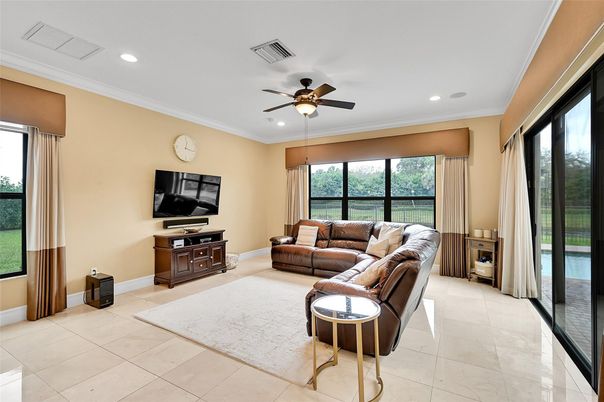 Interior, Living room, Recessed Lighting