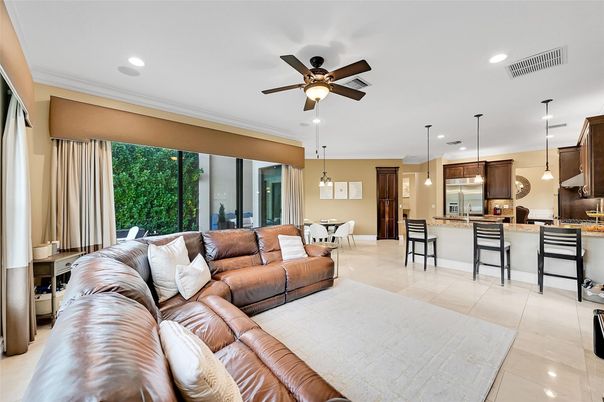 Dining room, Interior, Kitchen, Living room, Pendant Lights, Recessed Lighting