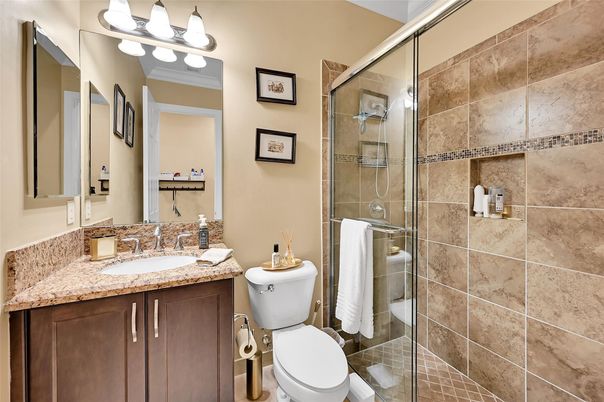 Bathroom, Glass Shower, Interior