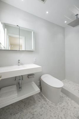 Bathroom, Interior, Recessed Lighting