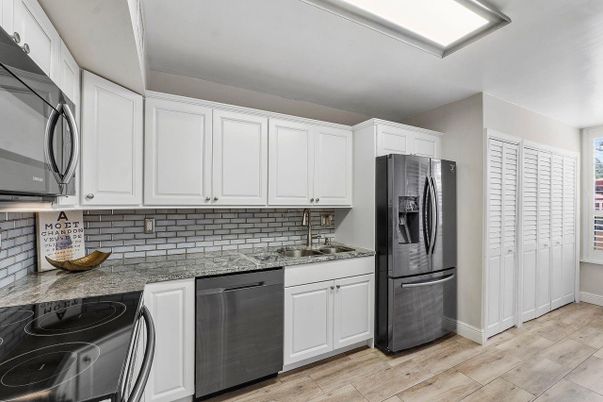 Interior, Kitchen, Wood Texture Flooring