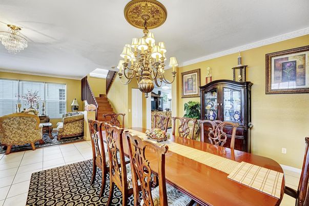 Chandelier, Dining room, Fireplace, Interior, Living room