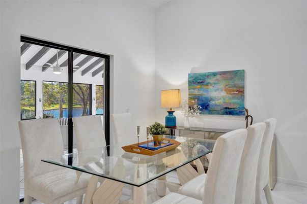 Dining room, Interior, Water