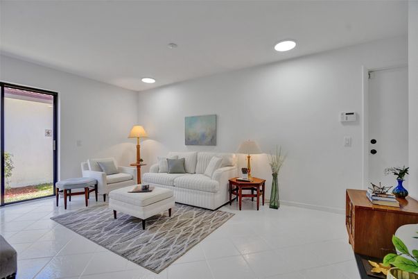 Interior, Living room, Recessed Lighting
