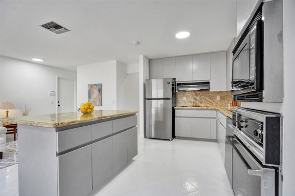 Interior, Kitchen, Recessed Lighting, Stainless Steel Appliances