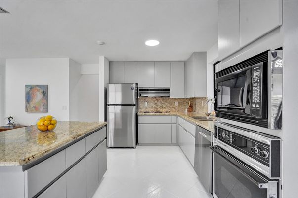 Interior, Kitchen, Recessed Lighting, Stainless Steel Appliances