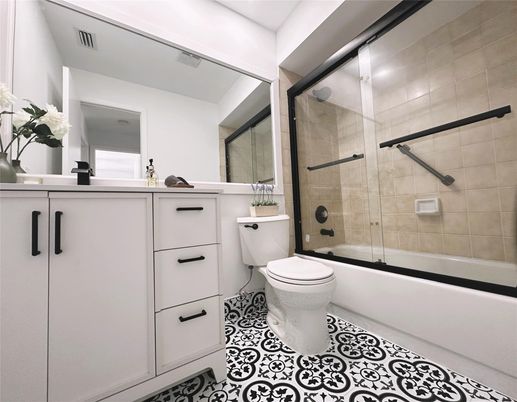 Bathroom, Glass Shower, Interior