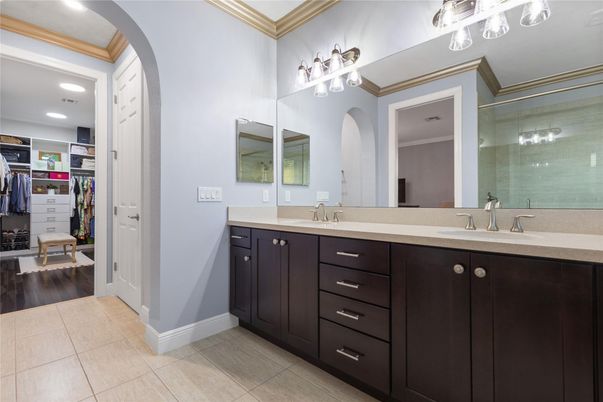 Bedroom, Chandelier, Interior, Wood Texture Flooring