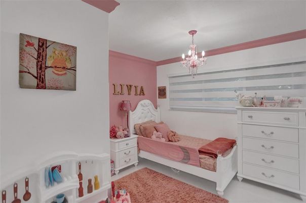 Bedroom, Chandelier, Interior