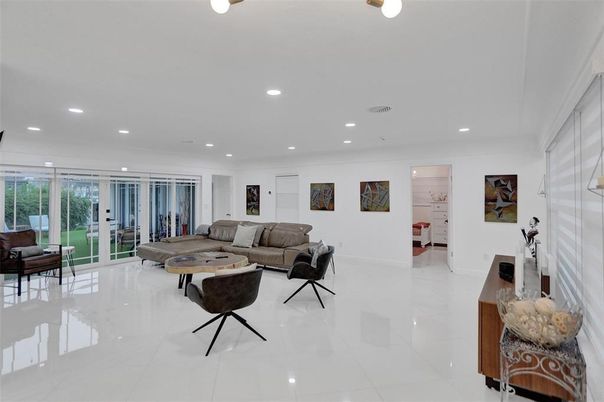 Interior, Living room, Recessed Lighting