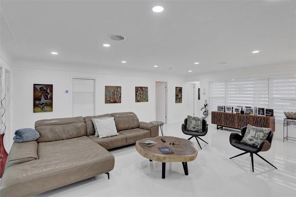 Interior, Living room, Recessed Lighting