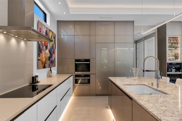 Interior, Kitchen, Recessed Lighting, Stainless Steel Appliances