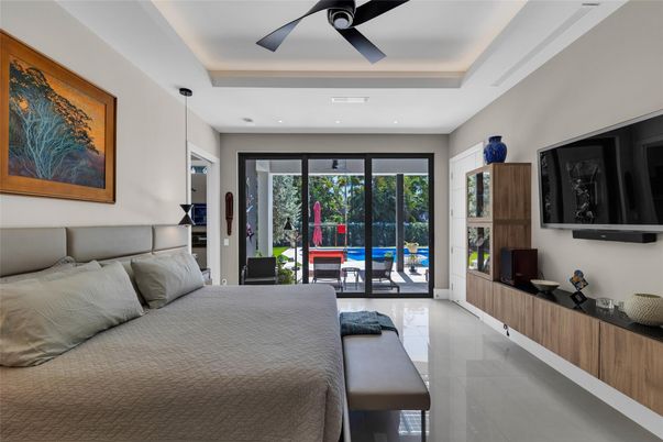 Bedroom, Interior, Recessed Lighting
