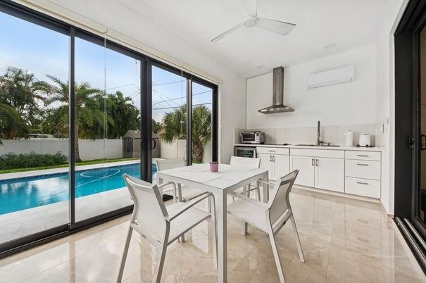 Dining room, Interior, Kitchen, Pool